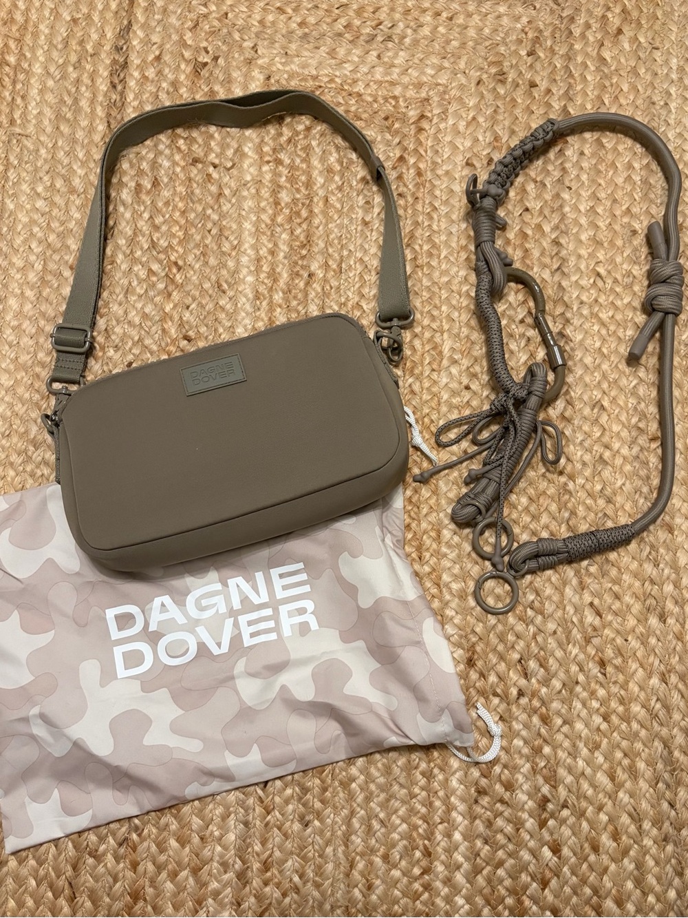 Dagne Dover Nora Crossbody Bag in Khaki